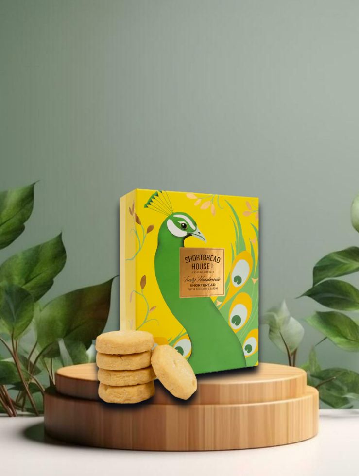 Shortbread House - Shortbread Sicilian lemon - Peacock Edition