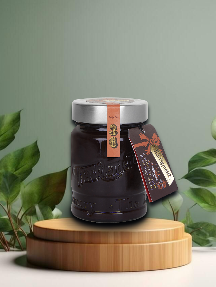 Tracklements Cranberry, Port &amp; Orange Gift Jar 370g
