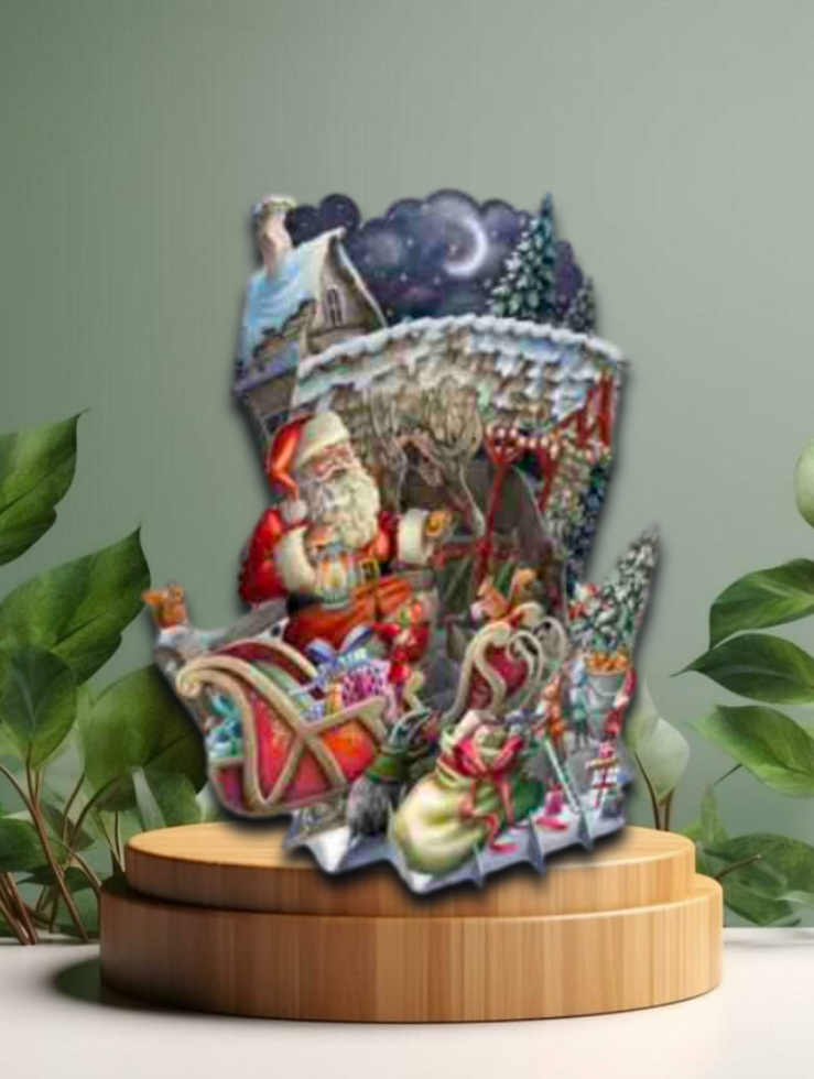 3D Card The North Pole