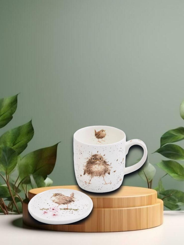 Mug &amp; Coaster - Flying Nest 0,31l