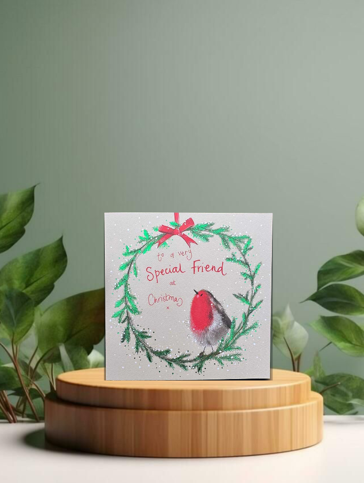Special friend at Christmas Card