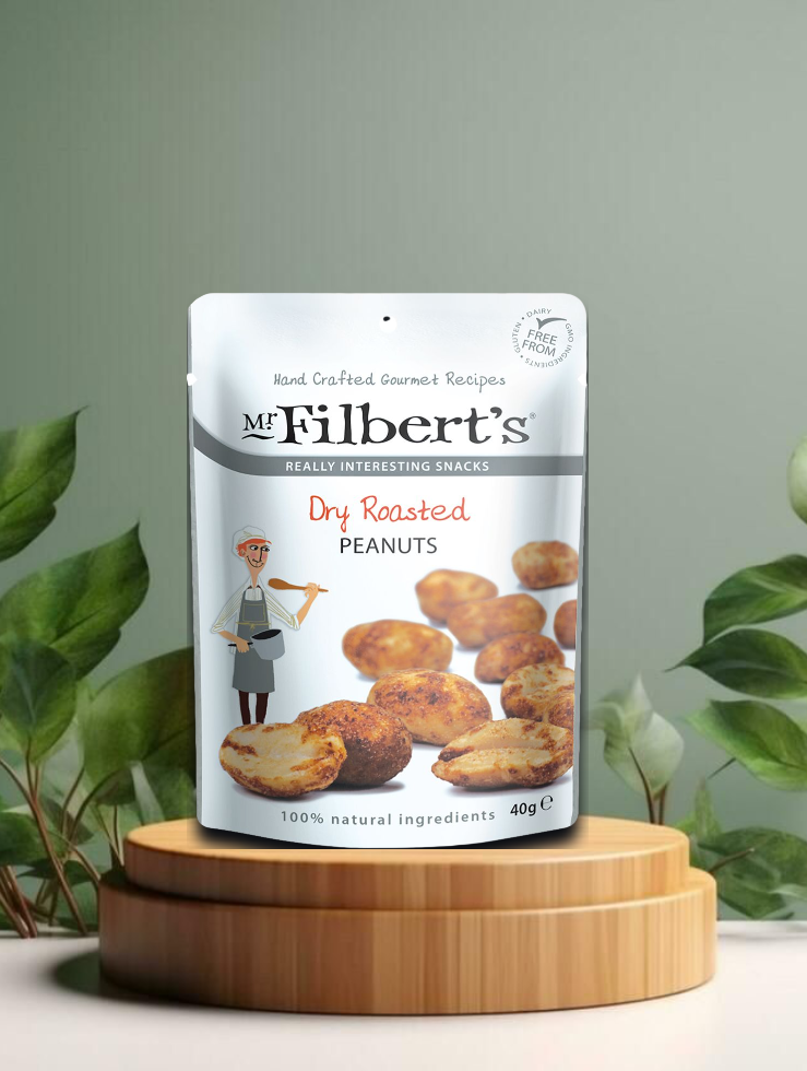 Mr. Filberts Dry Roasted Peanuts 40g