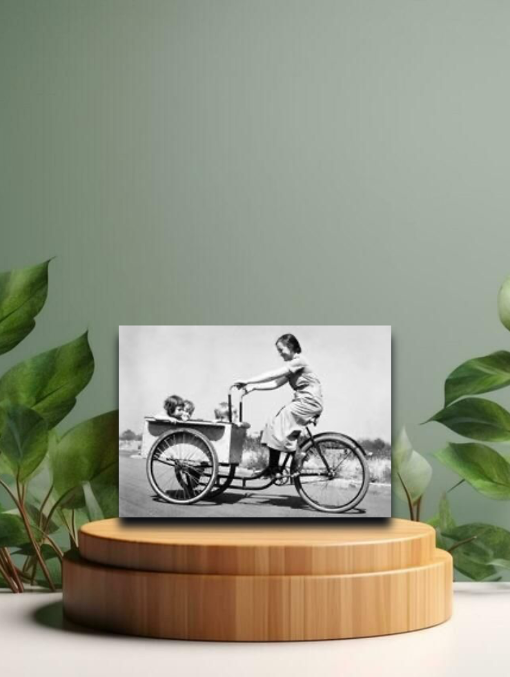 Vintage Postkarten - Alle an Bord - 12x17cm