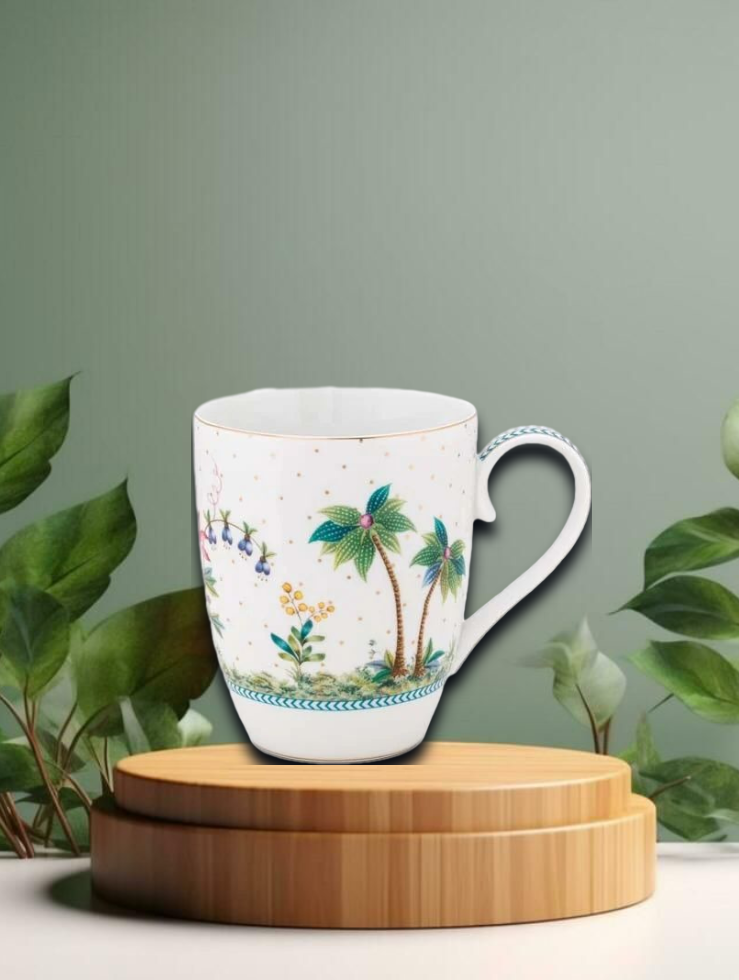Mug Large Jolie Dots Gold 350ml