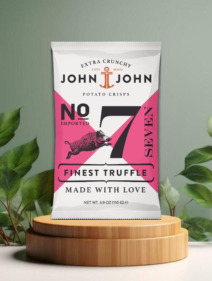 John &amp; John No. 7 Crisps Finest Truffle 110g