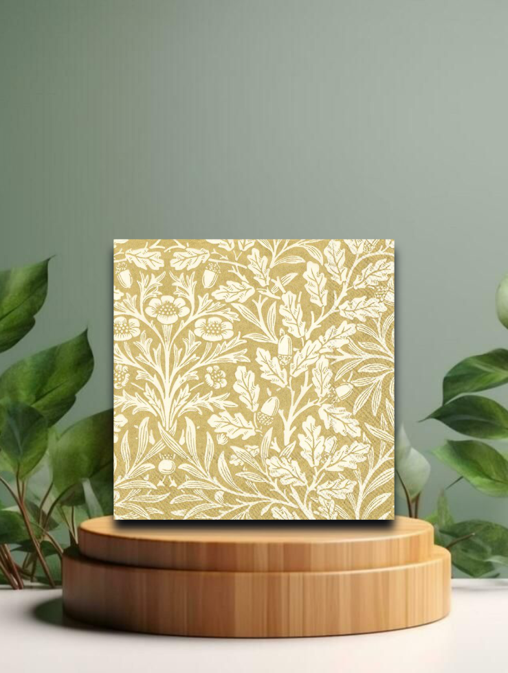Servietten Acorn V&amp;A Gold Cream