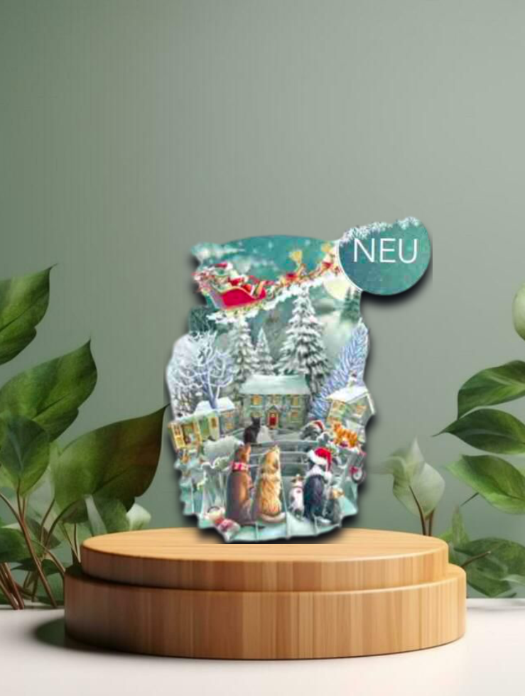 3D Card It&#39; Santa