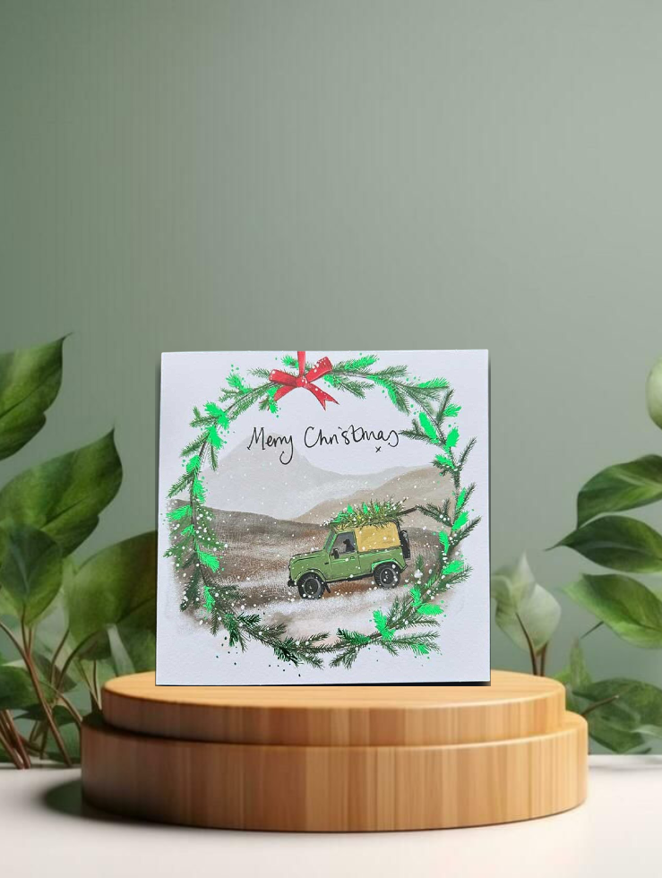 Christmas Drive Card