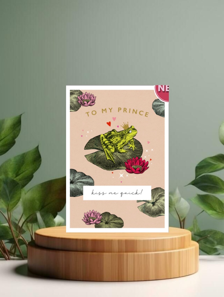 The new rock on Frog Prince Valentine