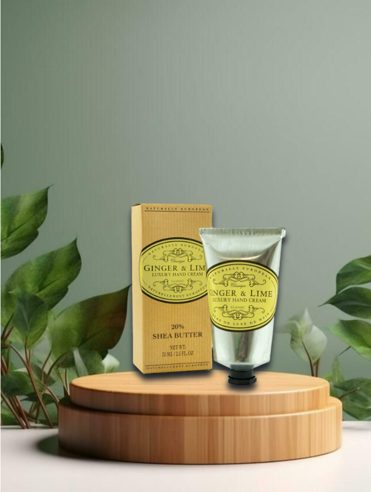 Naturally European Luxury Hand Cream Ginger and Lime 75 ml