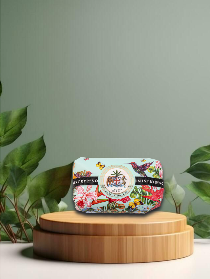 Ministry of Soap oval Blue Agave and Lavender 180g