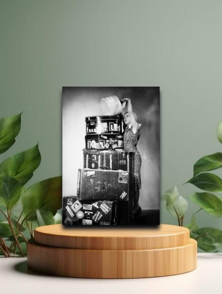 Vintage Postkarten - &quot;Das kleine Reisegepäck II&quot; - 12x17cm