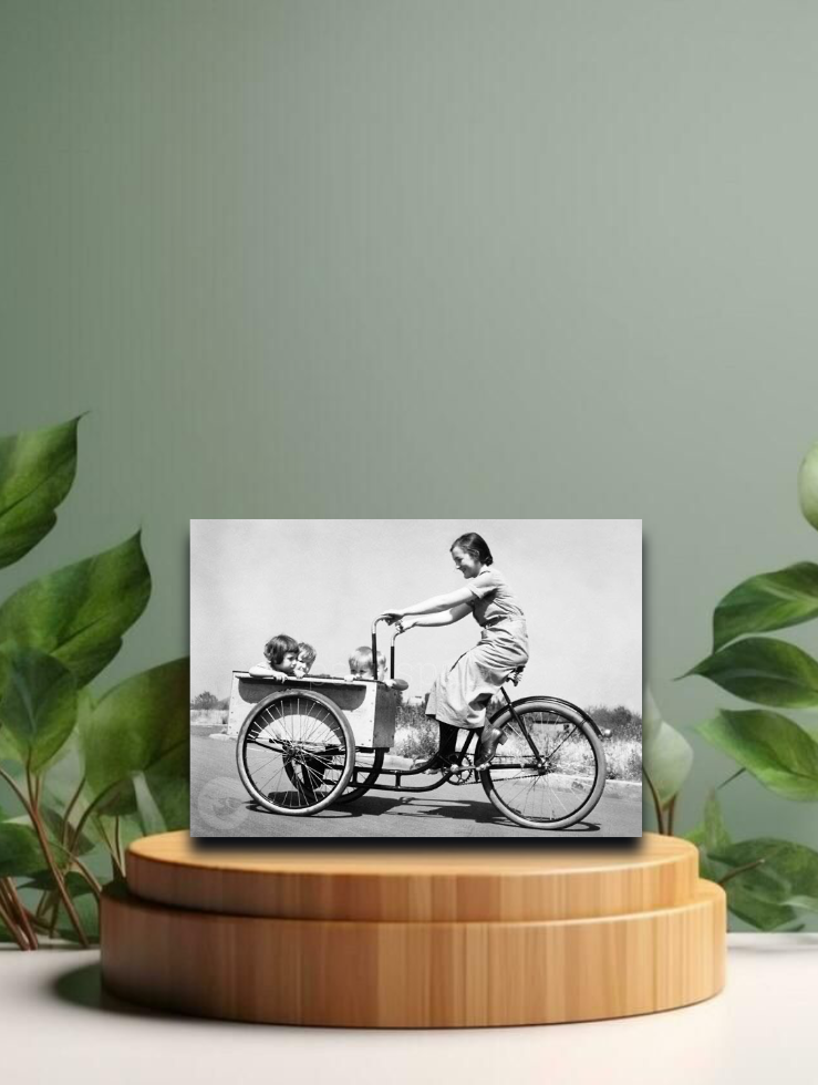Vintage Postkarten - &quot;Alle an Bord!&quot; - 12x17cm