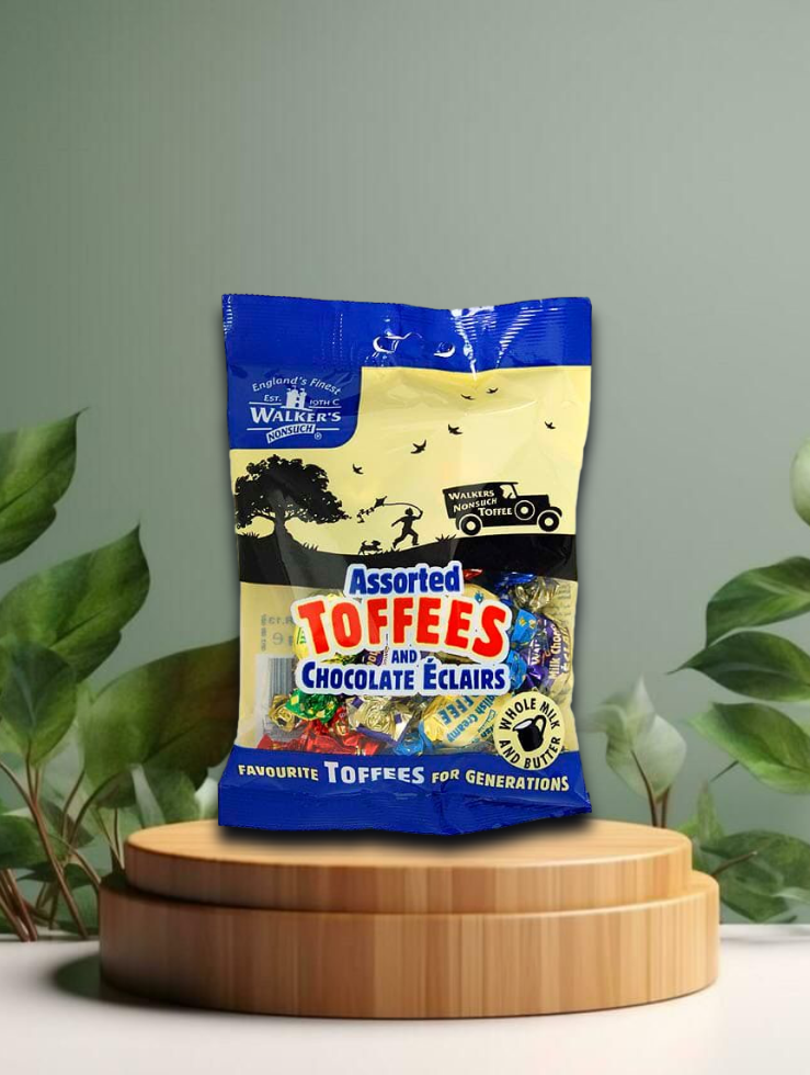 Walker`s Nonsuch Assorted Toffees &amp; Chocolate Eclairs 150g