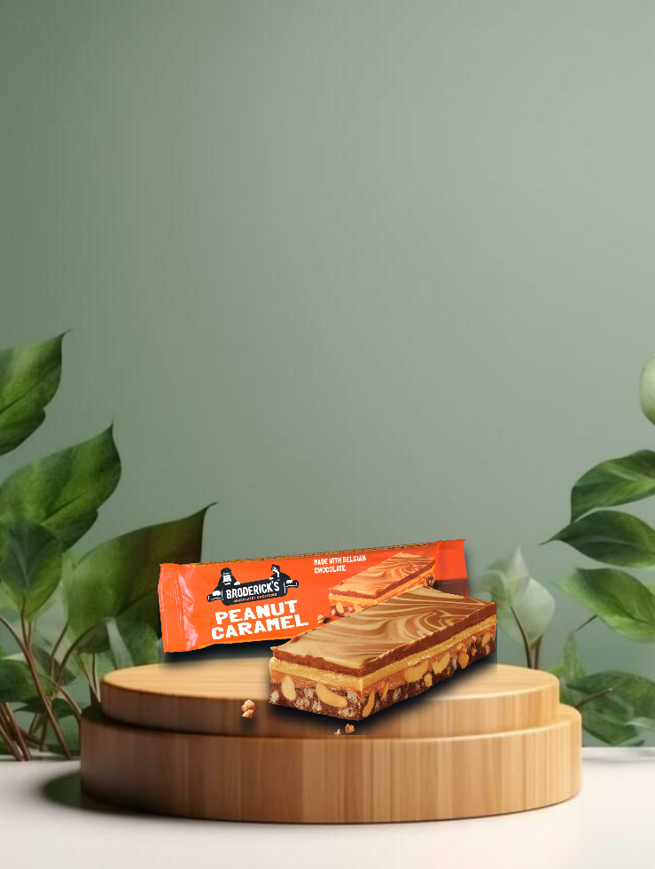 Broderick&#39;s Peanut Caramel Riegel 50g