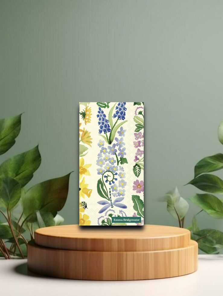 Buffet-Servietten - Wildflowers cream (E.Br.) 42x33 cm