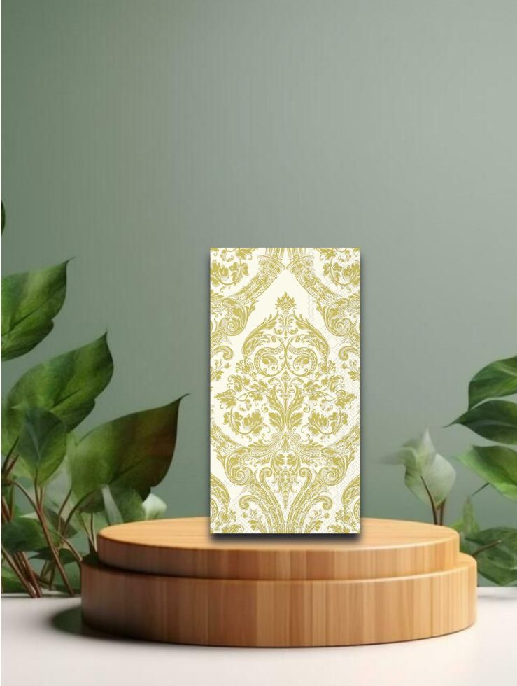 Buffet-Servietten - Grandeur gold creme - 42x33 cm