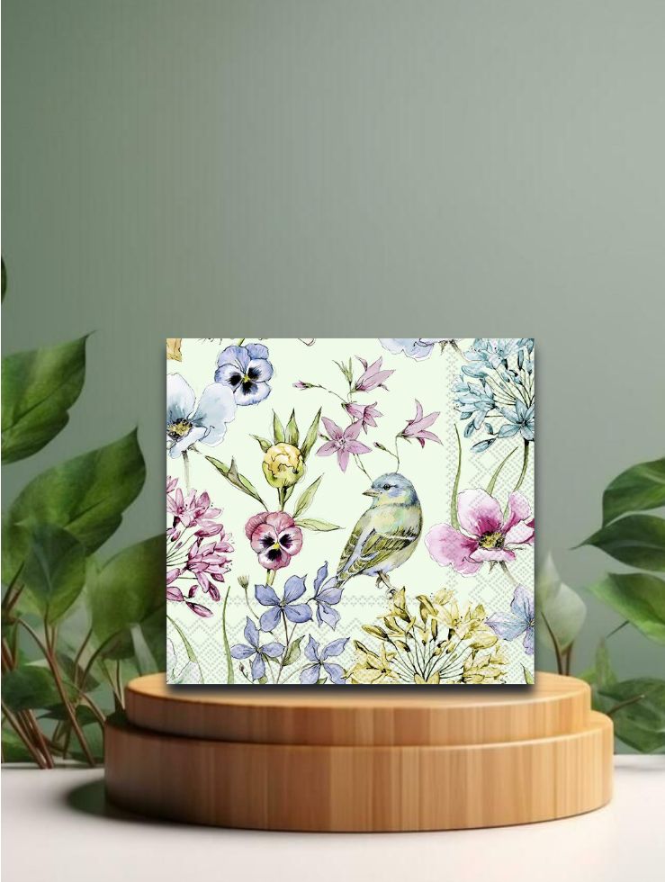 Cocktail-Servietten - Freya green - 25x25cm