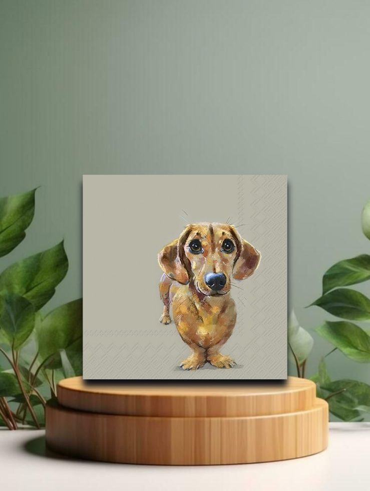Lunch-Servietten - Dog Buddy Linen - 33x33 cm