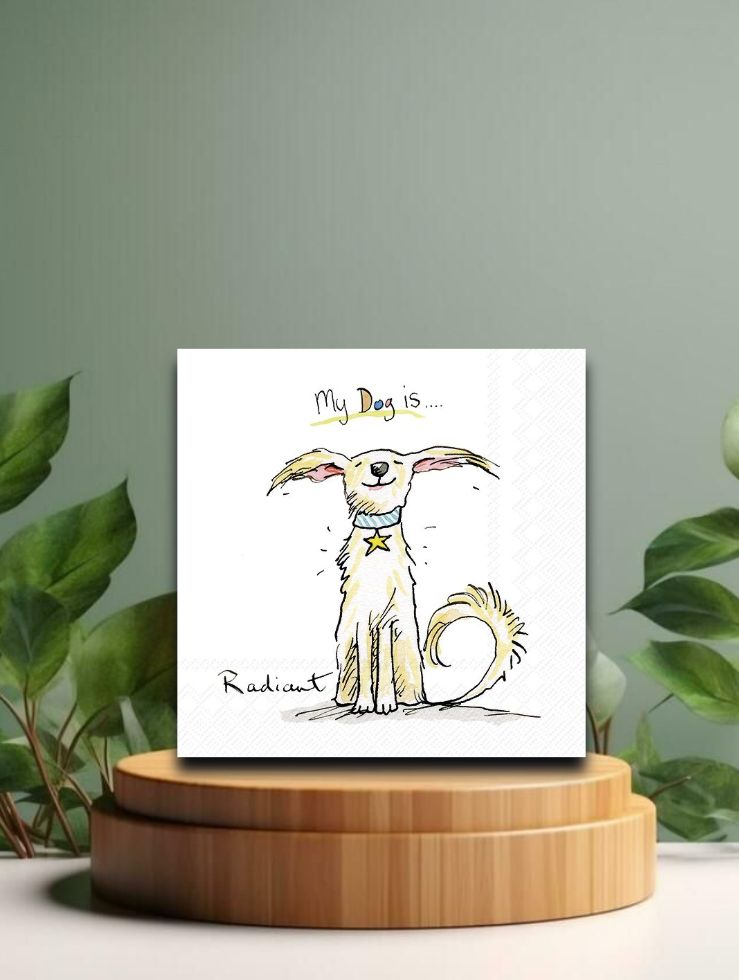 Cocktail-Servietten - Emotion Dogs - 25x25 cm