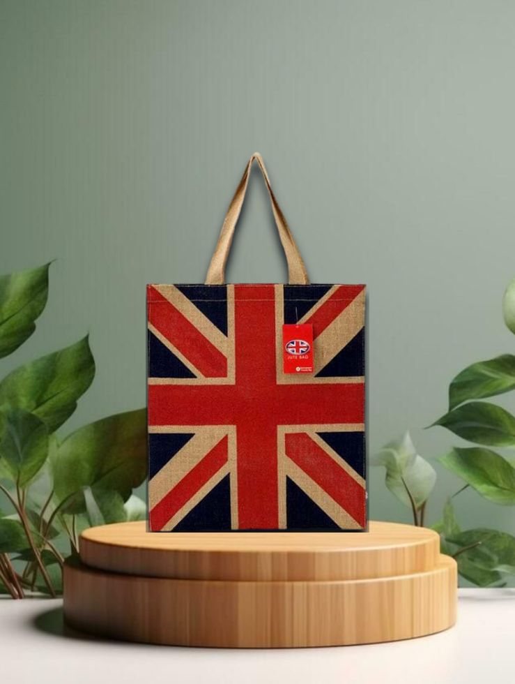 Union Jack Jute Bag