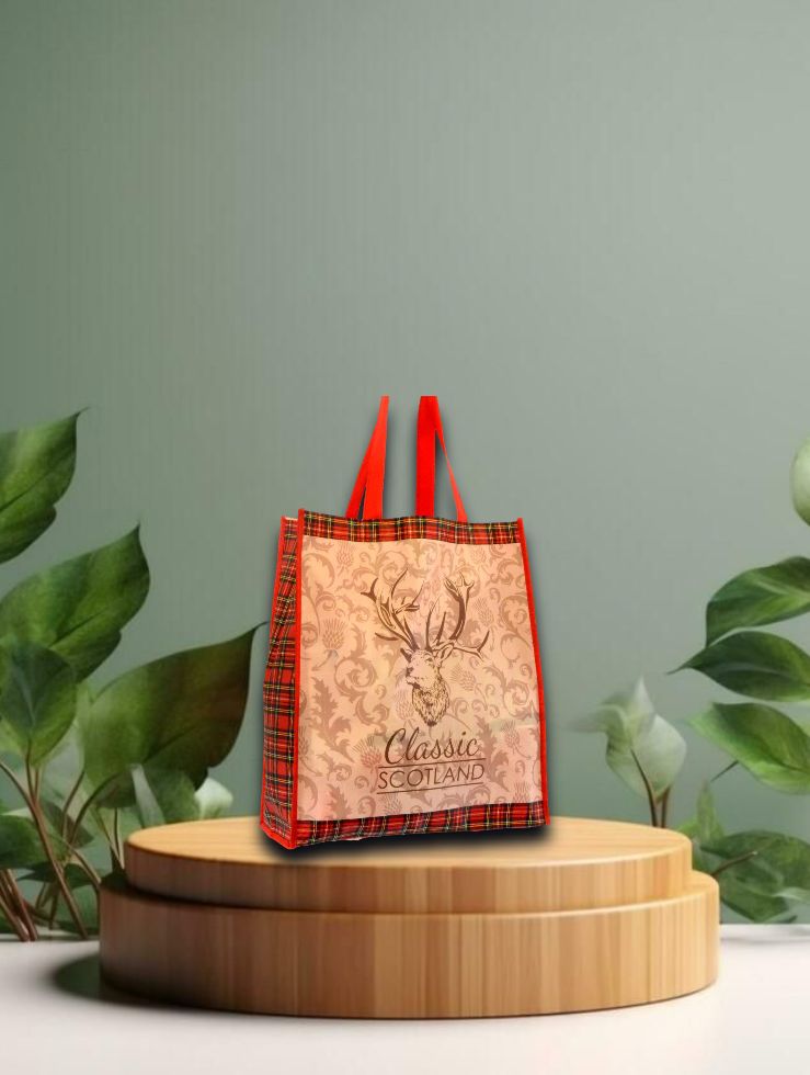 Classic Scotland Stag Shopping Bag 35cm x 40cm