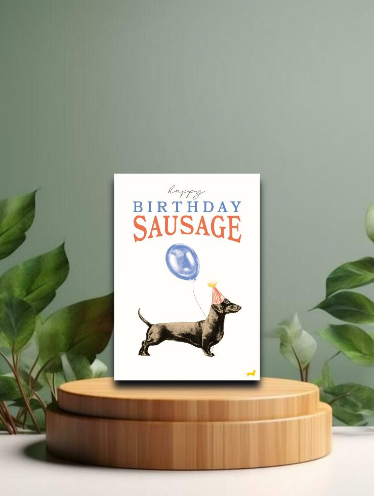 The Art File Happy Birthday Sausage