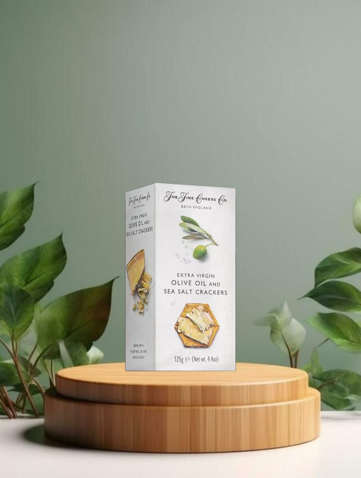 TFCCo. Extra Virgin Olive Oil and Sea Salt Crackers 125g