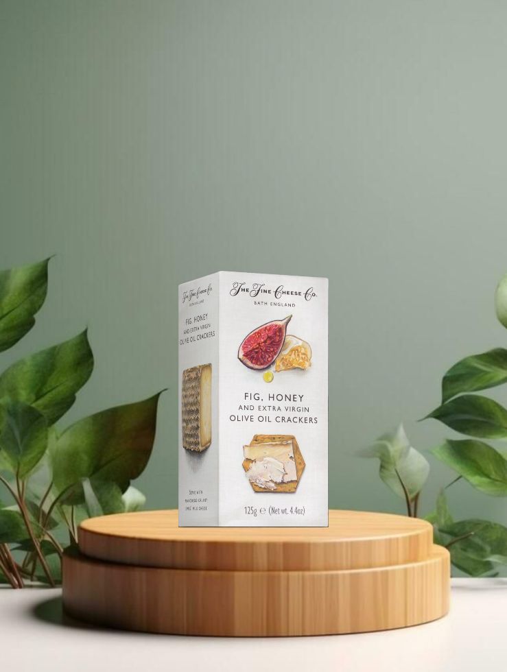 TFCCo. Fig Honey &amp; Extra Virgin Olive Oil Crackers 125g