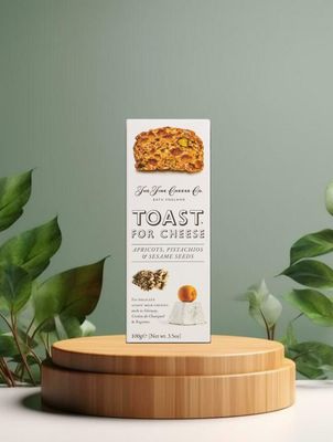 TFCCo. Toast for Cheese Apricot, Pistachio &amp; Sesame Seeds 100g