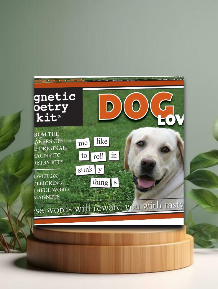 Magnetic poetry kit Dog Lover