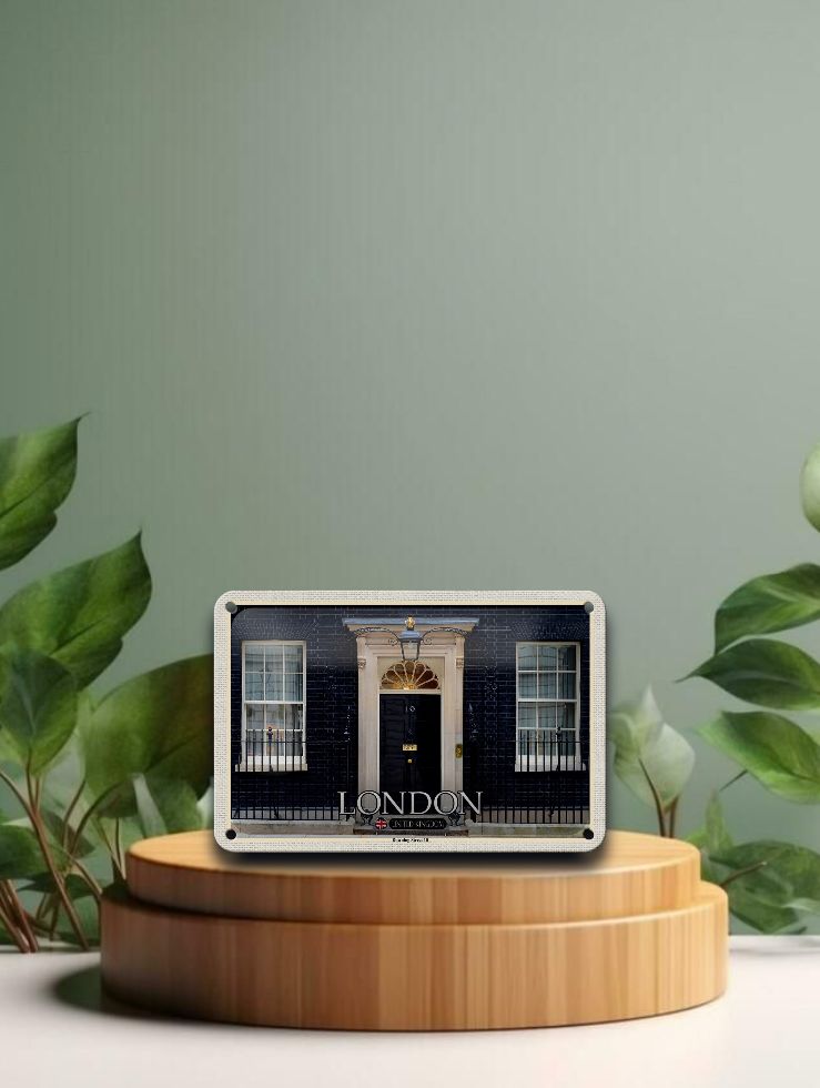 Blechschild Städte England UK Downing Street 10 18x12cm