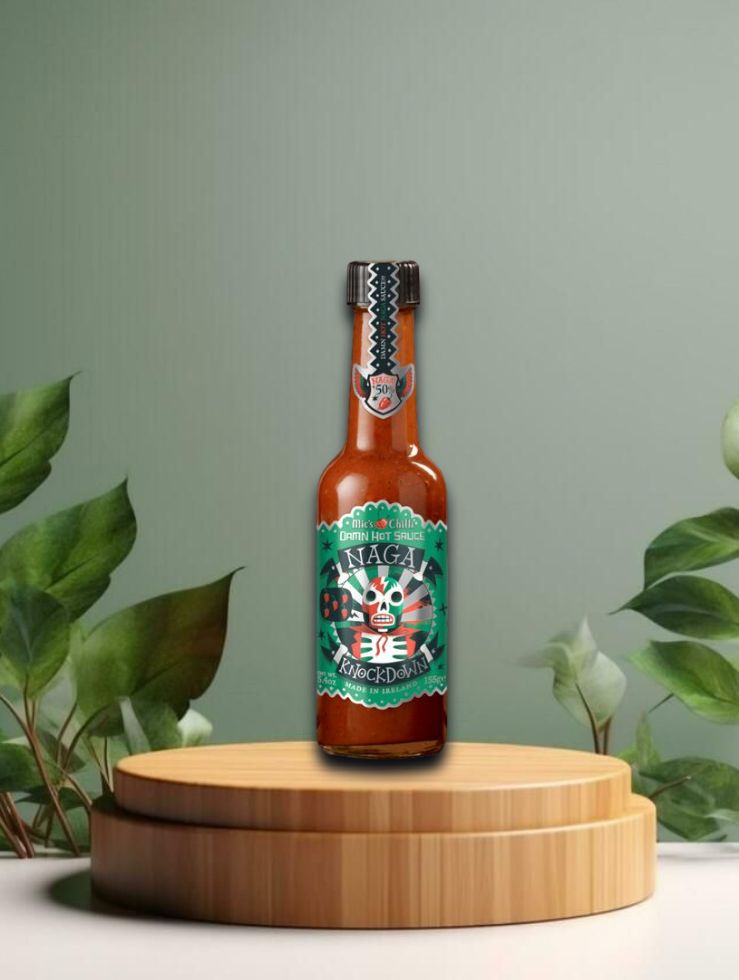 Mic`s Chilli Damn Hot Sauce Naga Knockdown 155g Flasche