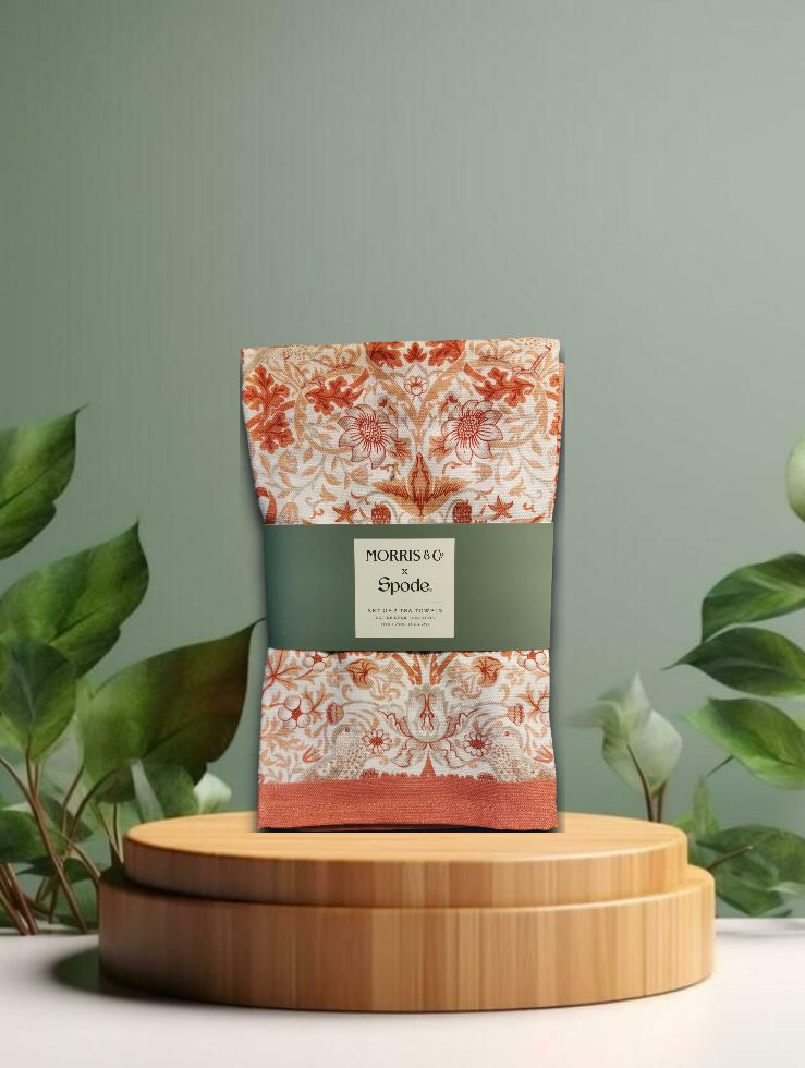 Strawberry Thief Asstd Tea Towel S/2