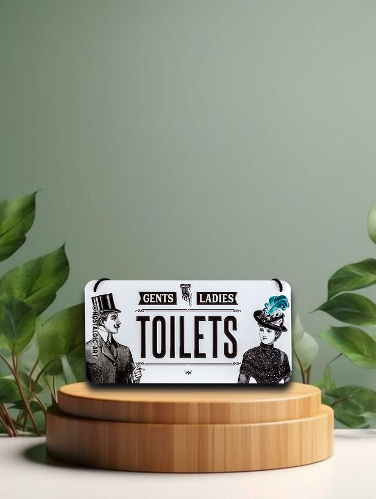 Nostalgic Art Hängeschild 10 x 20 cm »Ladies &amp; Gentlemen Toilets«