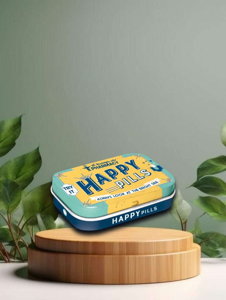 Nostalgic Art Pillendose »Happy Pills« 15g