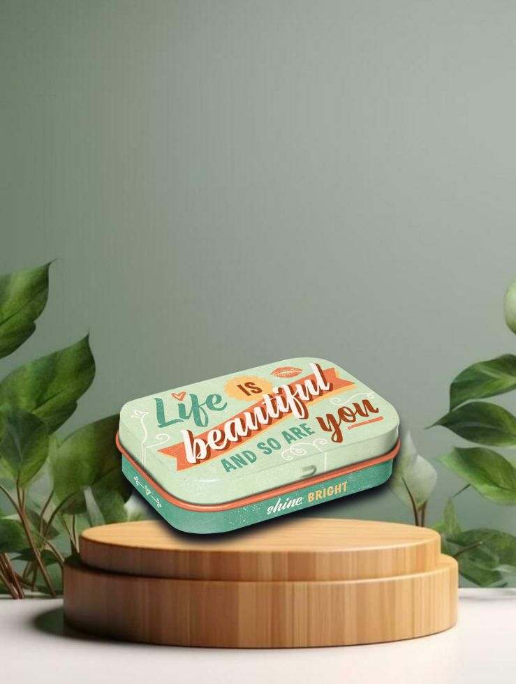 Nostalgic Art Pillendose »Life is beautiful ...« 15g