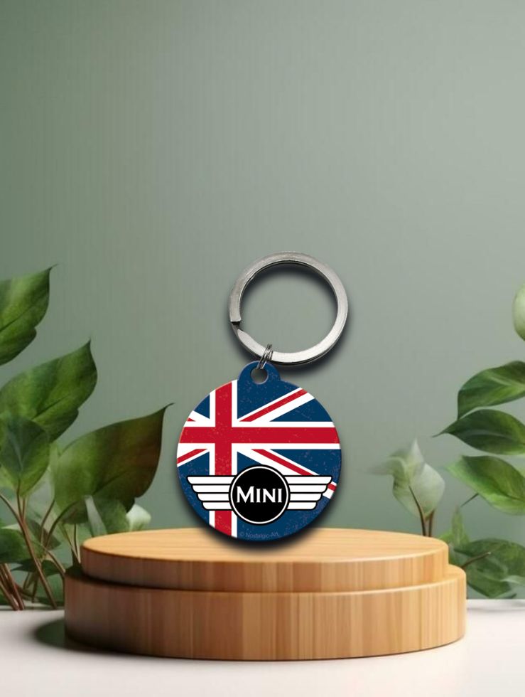 Nostalgic Art Schlüsselanhänger Rund »Mini - Union Jack«