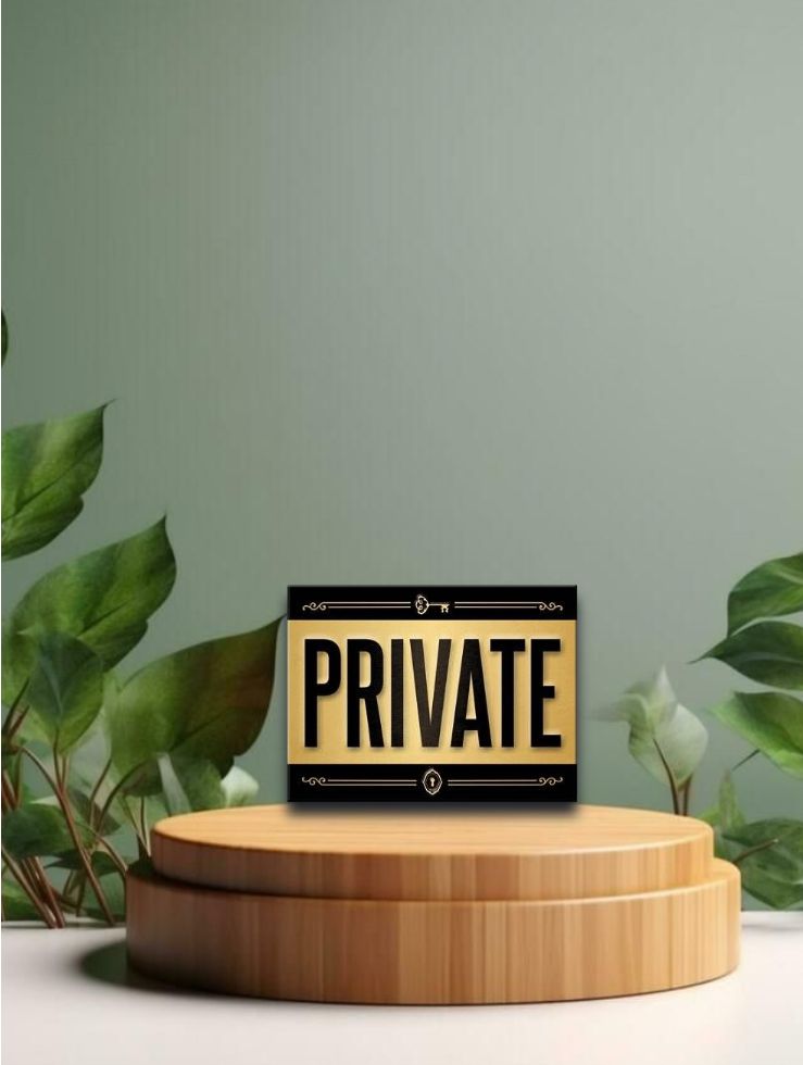 Nostalgic Art Magnet »Private«