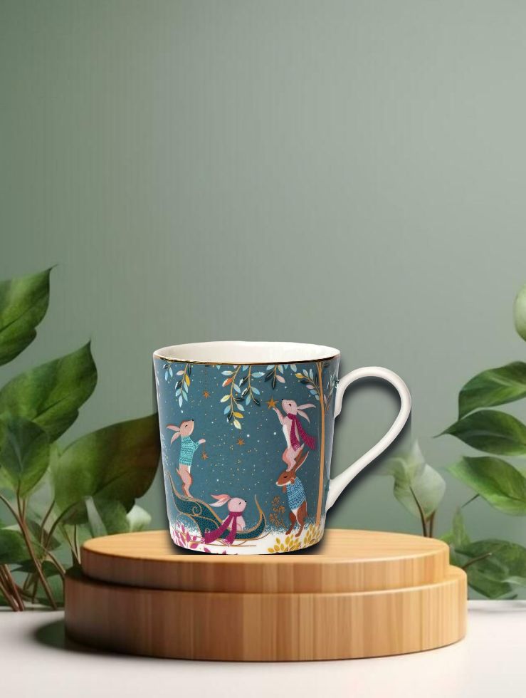 Mug - Woodland Tales Rabbit Sleigh