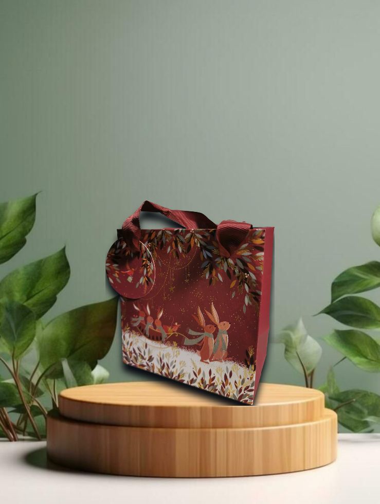 Geschenktüte S - Playful Rabbits