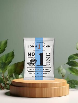 John &amp; John No. 1 Crisps Sea Salt 40g