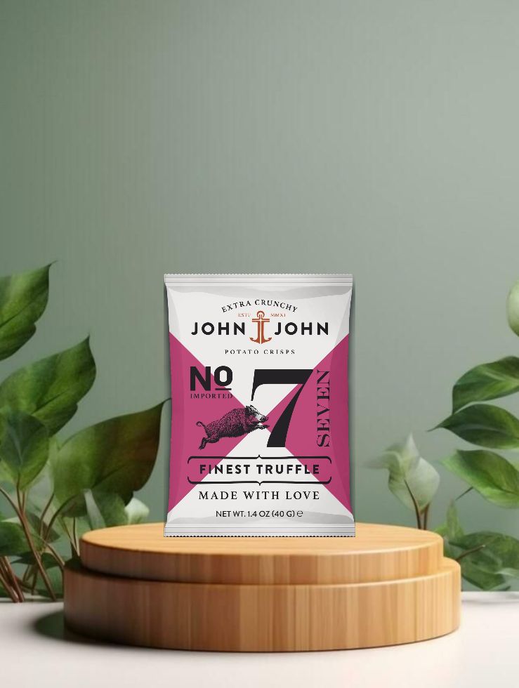 John &amp; John No. 7 Crisps Finest Truffle 40g