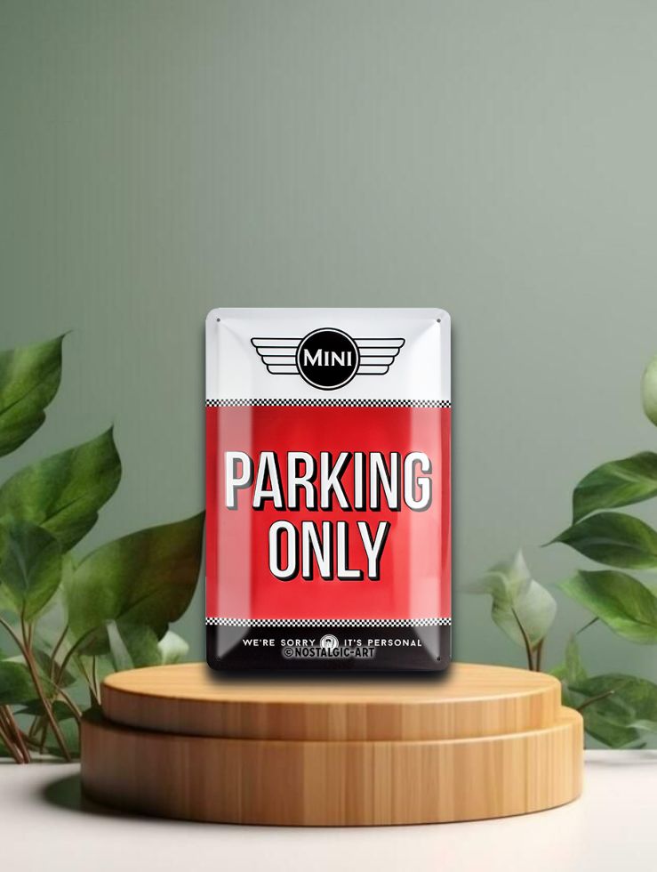 Nostalgic Art Blechschild 20 x 30 cm »Mini - Parking Only Red«