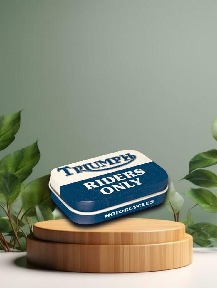 Nostalgic Art Pillendose »Triumph - Riders Only«