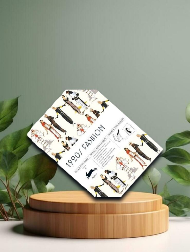 Geschenkpapier Buch 1920s Fashion 25x34,5x0,7cm
