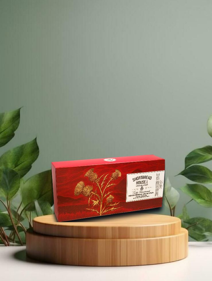 SHofE Shortbread Selection Original stem ginger, dark chocolate &amp; orange 250g