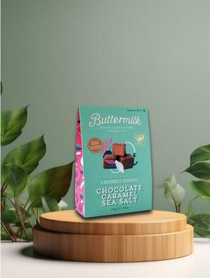 Buttermilk Crumbly Chocolate Caramel Fudge 140g