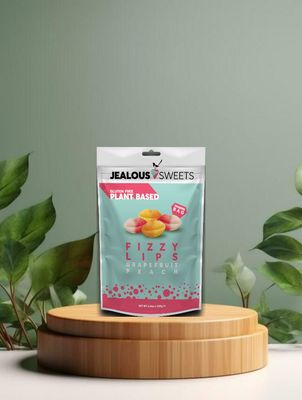 Jealous Sweets Vegan Fruit Gum Fizzy Lips 125g