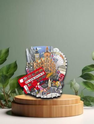 Me & McQ 3D Pop Up Greetings Card London Me & McQ 3D Pop Up Greetings Card London